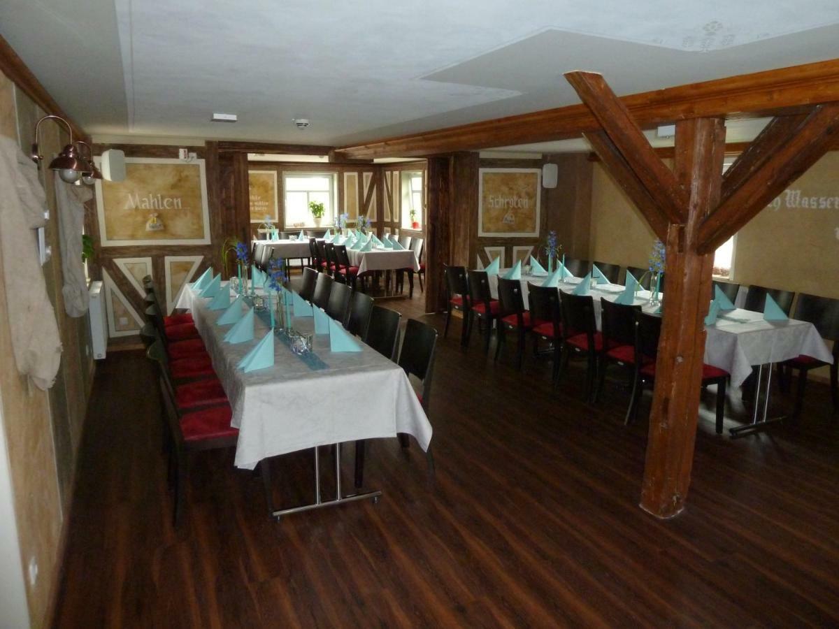 Brauereigasthof Marktmuhle Oberdorla Dış mekan fotoğraf